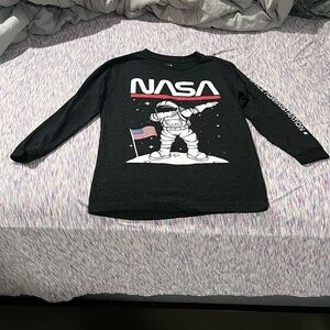 Kids Long Sleeve Black Shirt